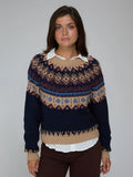 Autumn Cashmere Chunky Fair Isle Crew Sweater