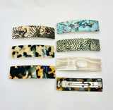 Medusas Heirlooms Classic Medium Rectangle French Barrettes