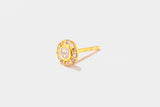 Shana Gulati Dagny Round Gold Vermeil Stud Earrings