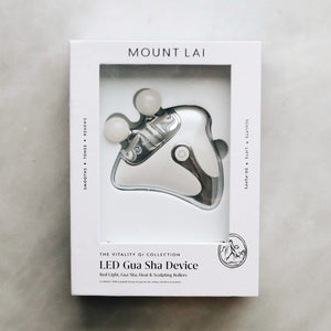 Mount Lai The Vitality Qi LED Gua Sha Device with Protective Pouch