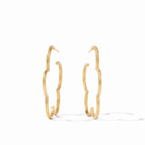 Julie Vos Gardenia Textured Hoop