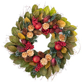 Andaluca Golden pinecone & Pomegranate Wreath