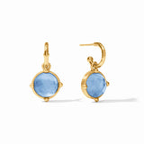 Julie Vos Honeybee Hoop & Charm Earrings