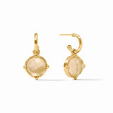 Julie Vos Honeybee Hoop & Charm Earrings