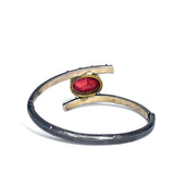 Bora Ruby Hinged Bracelet