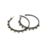 Bora Large Freshwater Pearl Hoops