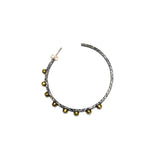 Bora Large Freshwater Pearl Hoops