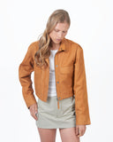 Jakett NY Christina Matte Leather Jacket