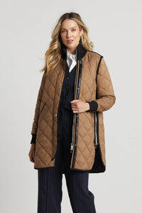 Adroit Atelier Libby Quilted Full Zip Coat