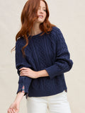 Margaret O'Leary Nautical Cable Pullover