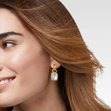 Julie Vos Marbella Hoop & Charm Earrings