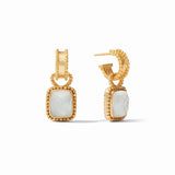 Julie Vos Marbella Hoop & Charm Earrings