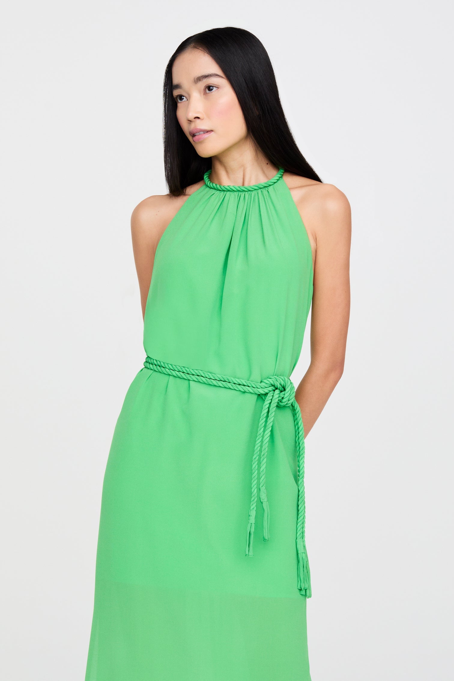 marie oliver green dress CLARA DRESS