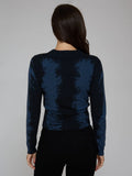 Autumn Cashmere Distressed Denim Wash Crew