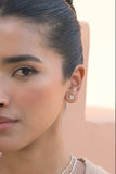 Shana Gulati Nava Square Gold Vermeil Stud Earrings