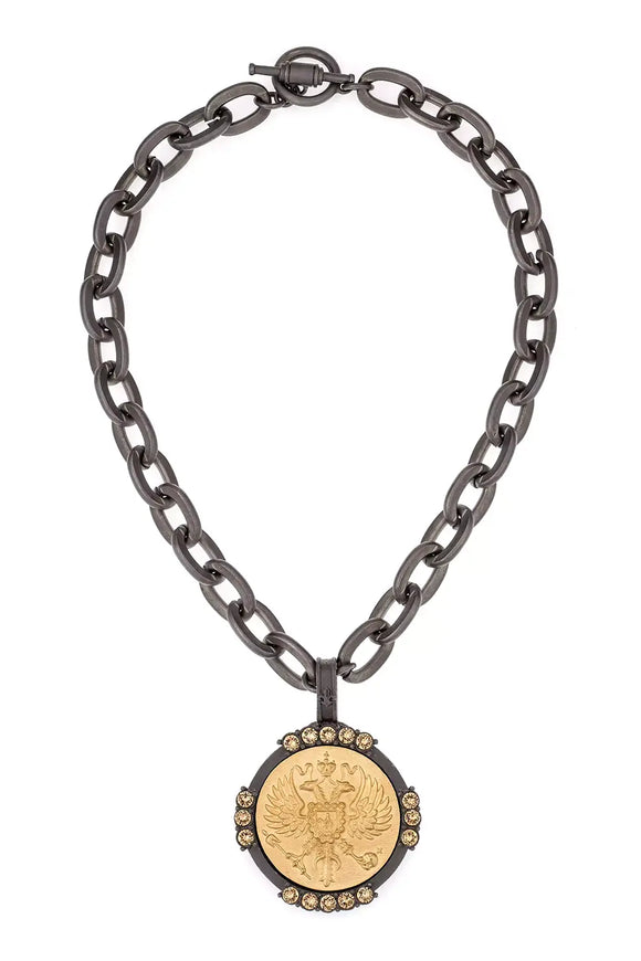 French Kande The Isabelle Necklace – Lourdes Graphite