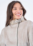 Marrakech Osha Faux Fur Biker Jacket