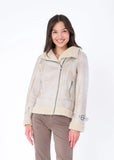 Marrakech Osha Faux Fur Biker Jacket