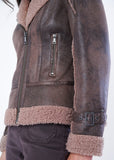 Marrakech Osha Faux Fur Biker Jacket