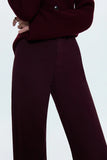 Pistola Penny High Rise Wide Leg Claret Jean