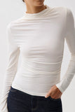 Pistola Nathalia Draped Mock Neck