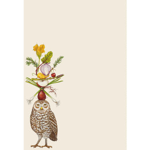 Hester & Cook Vegetarian Owl Notepad