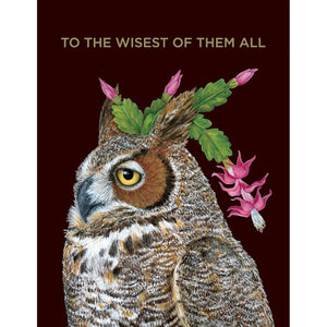 Wisest Owl Card