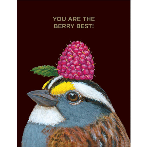 Hester & Cook Berry Best Bird Card