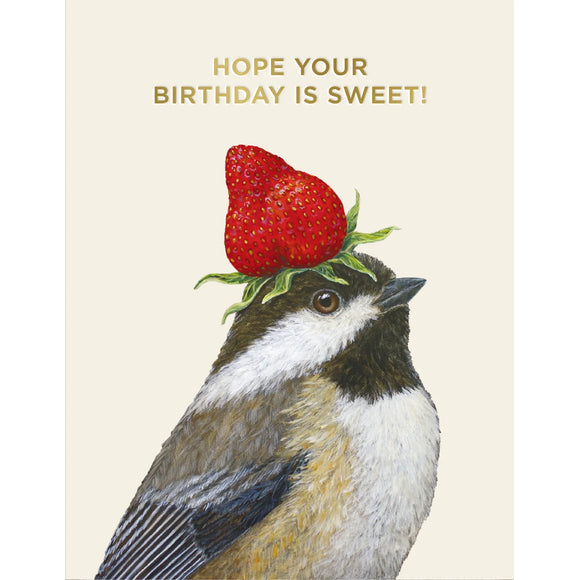 Hester & Cook Sweet Chickadee Birthday Card
