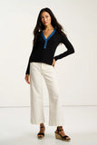 Lisa Todd Pima Rib V Henley