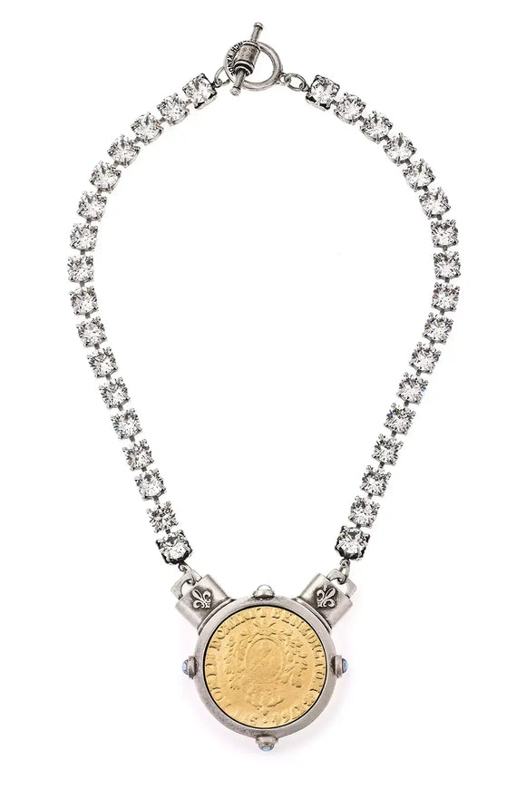 French Kande The Elodie Necklace – Austrian Crystal