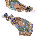 Deepa Gurnani Ishani Earrings in Blue Multicolor