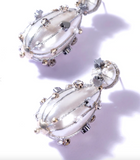 Deepa Gurnani Cora Earrings in Silver