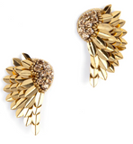 Deepa Gurnani Perry Earrings in Gold