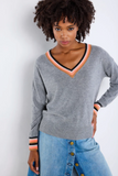 Lisa Todd The Alumni Sweater in Fog