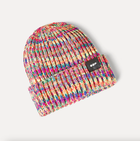 OOF Wear Knitted Hat in Neon Yellow