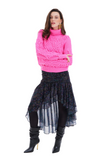 Allison NY Daphne Sweater in Hot Pink