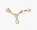 Marlyn Schiff Gold Plated Zodiac Constellation Necklace