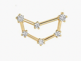 Marlyn Schiff Gold Plated Zodiac Constellation Necklace