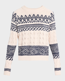 Autumn Cashmere Fair Isel Cable Crew Sweater
