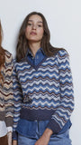 Autumn Cashmere Cropped Pointelle Sweater