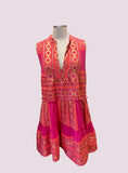 LACE the Label Pink & Orange Woven Dress