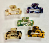Medusas Heirlooms Small Cutout Rectangular French Jaw Clip