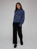 Autumn Cashmere Space Dye Boxy Mock