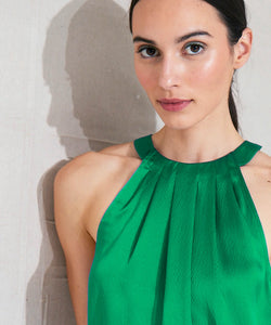 Go by Go Silk Halter Dress Green Eyed Daisy Go by Go Silk Halter Dress Green Eyed Daisy