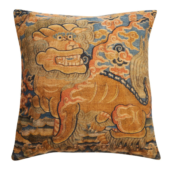 Siren Song Lion Velvet Pillow