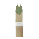 Andaluca Green Square Taper Candles (Set of 2)