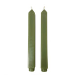 Andaluca Green Square Taper Candles (Set of 2)