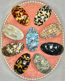 Medusas Heirlooms Oval French Barrettes