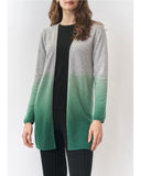 Cashmere Cloud Longline Dip Dyed Cardigan